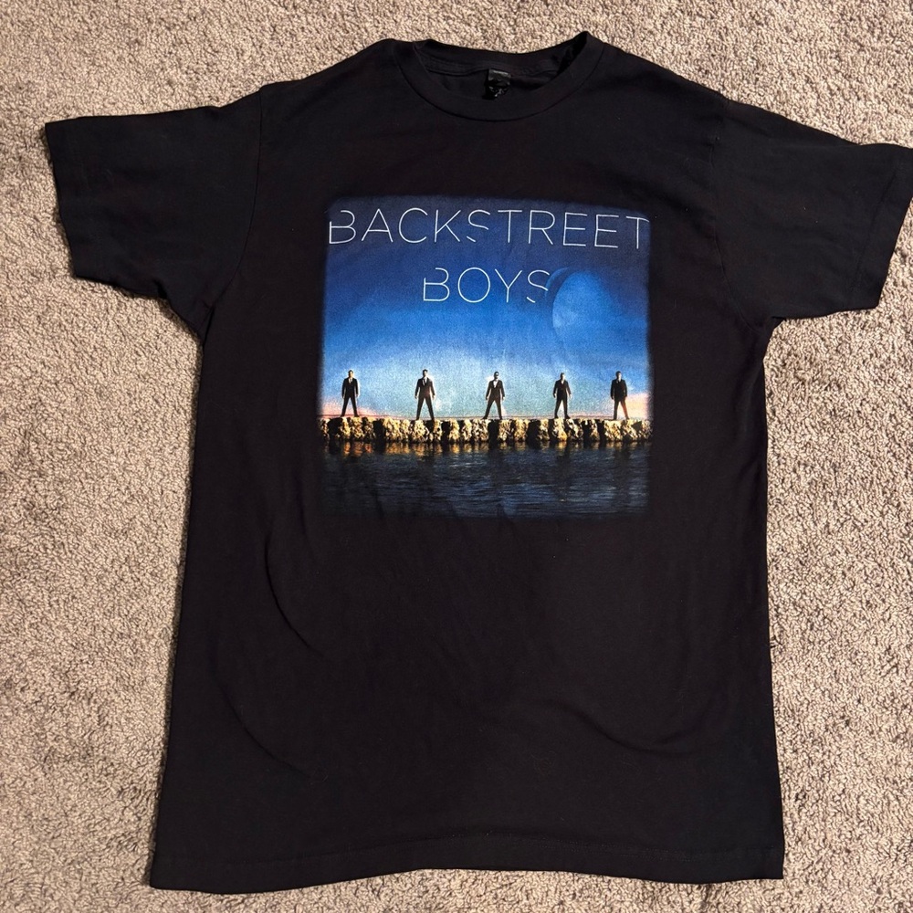 Backstreet Boys 2013 Band Tour Black Graphic Tee, XL